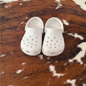 Kids White Crocs